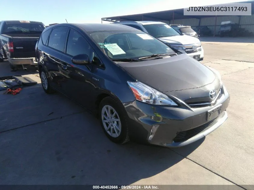 JTDZN3EU6C3117493 2012 Toyota Prius V Two