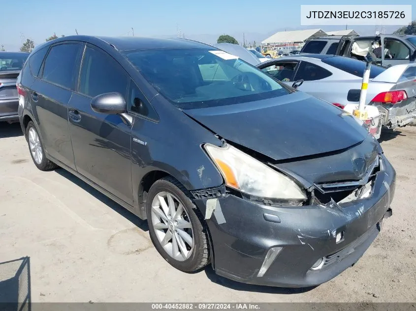 2012 Toyota Prius V Five VIN: JTDZN3EU2C3185726 Lot: 40452882