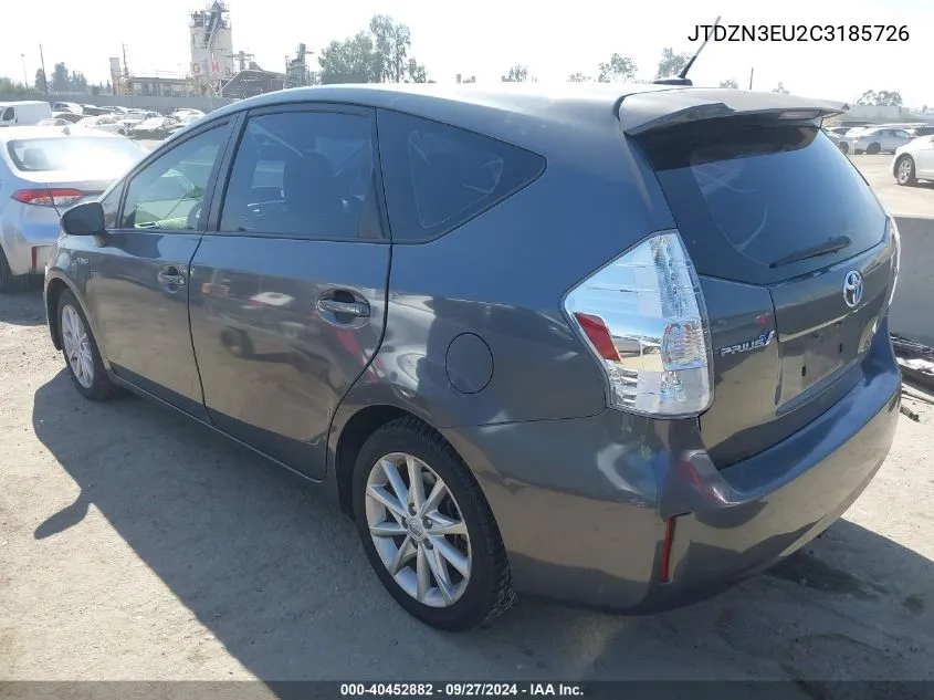 JTDZN3EU2C3185726 2012 Toyota Prius V Five