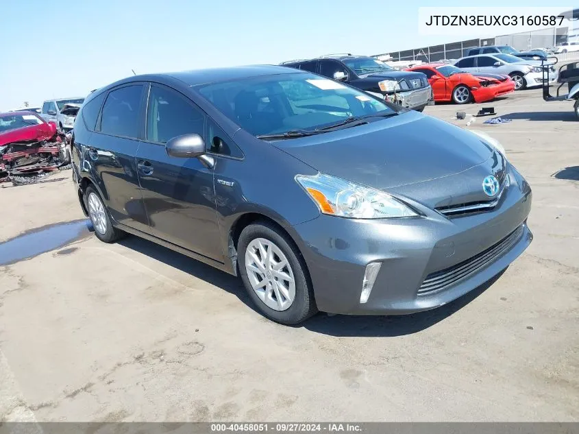 JTDZN3EUXC3160587 2012 Toyota Prius V Three