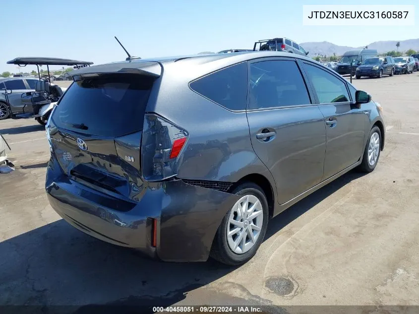 JTDZN3EUXC3160587 2012 Toyota Prius V Three