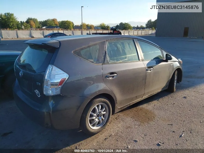 2012 Toyota Prius V VIN: JTDZN3EU8C3145876 Lot: 40483763