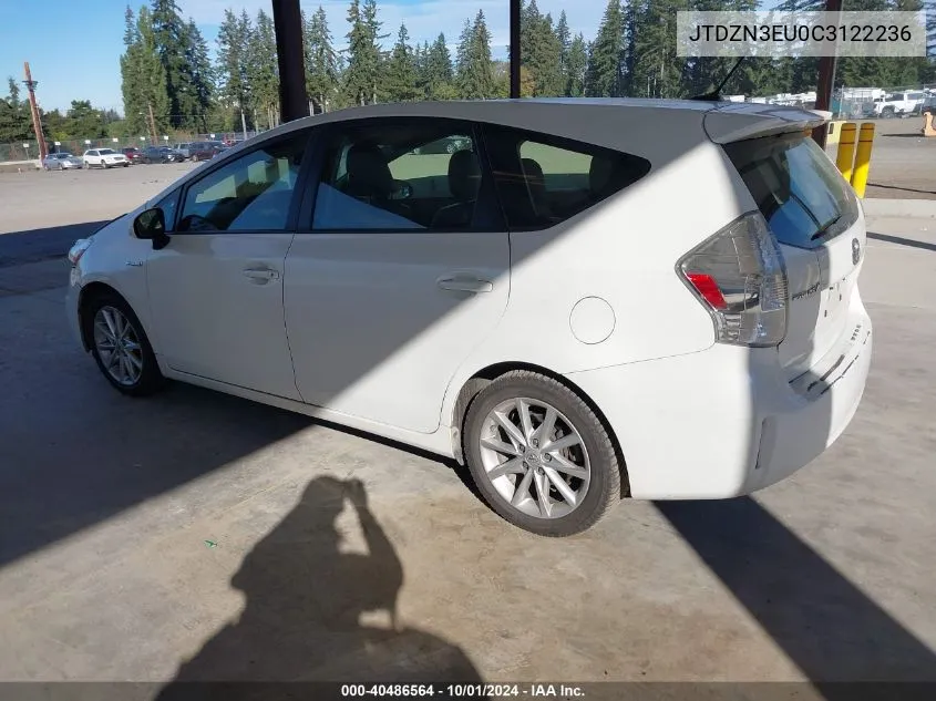 JTDZN3EU0C3122236 2012 Toyota Prius V