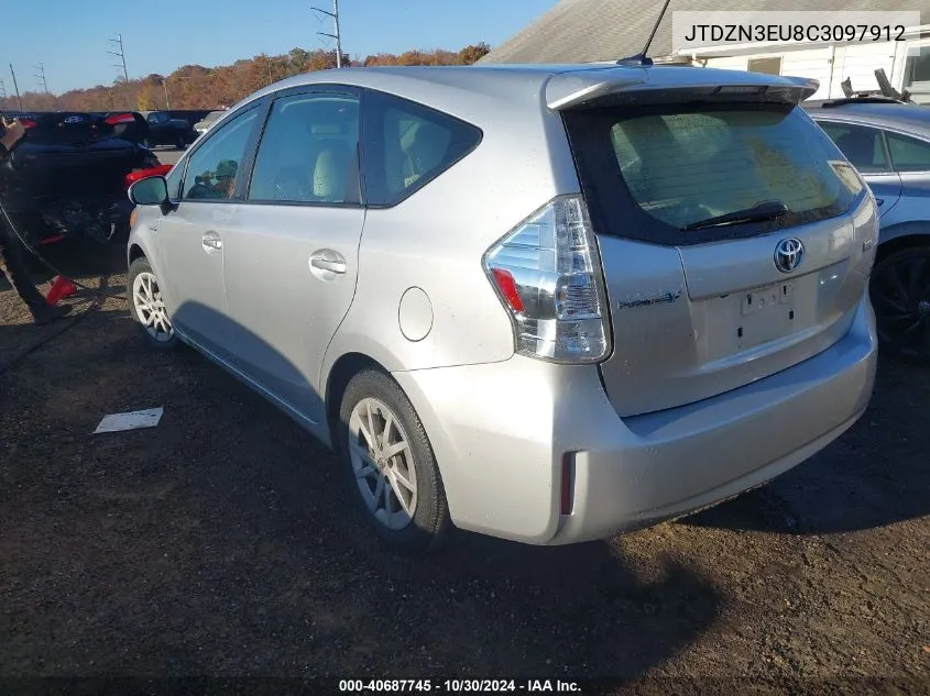 JTDZN3EU8C3097912 2012 Toyota Prius V Three