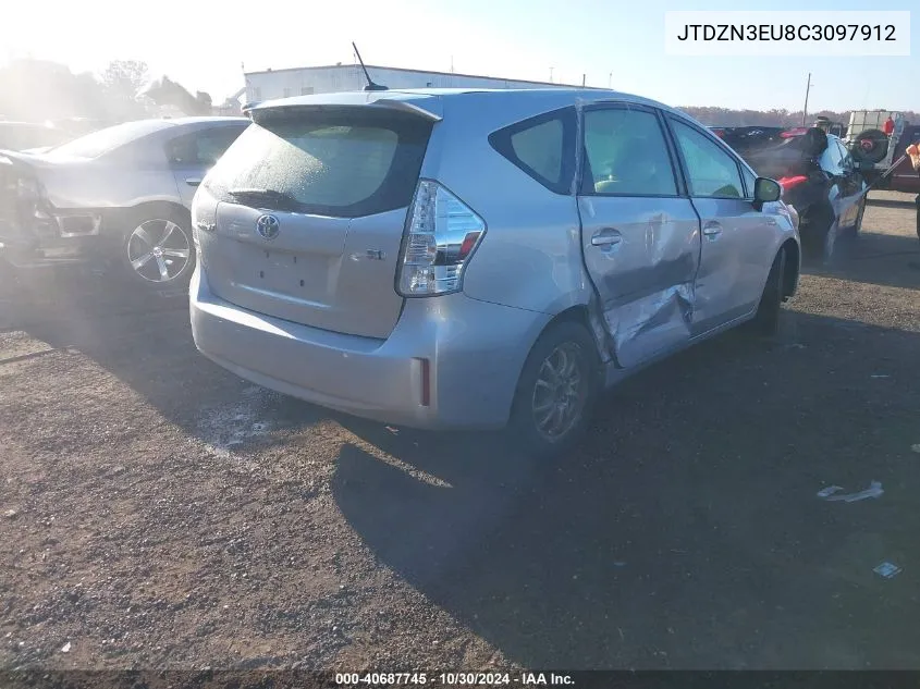 JTDZN3EU8C3097912 2012 Toyota Prius V Three