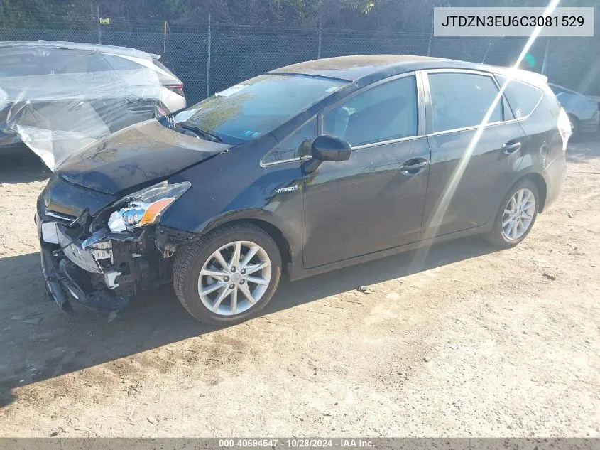 2012 Toyota Prius V VIN: JTDZN3EU6C3081529 Lot: 40694547