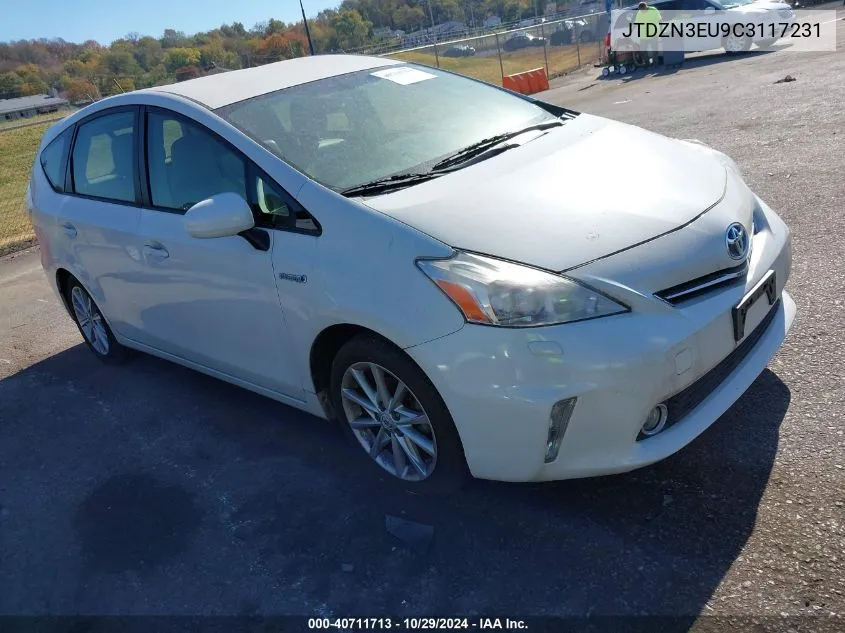 JTDZN3EU9C3117231 2012 Toyota Prius V Five