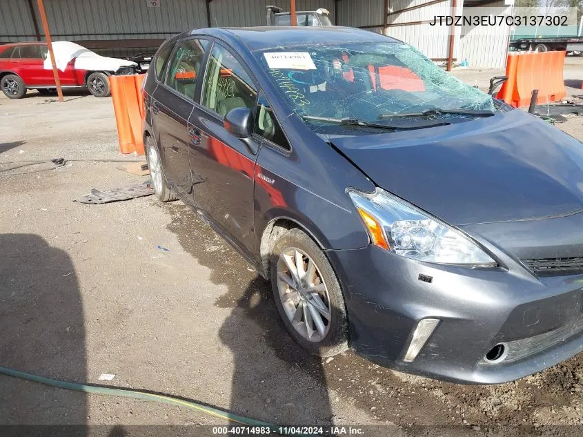 JTDZN3EU7C3137302 2012 Toyota Prius V Five