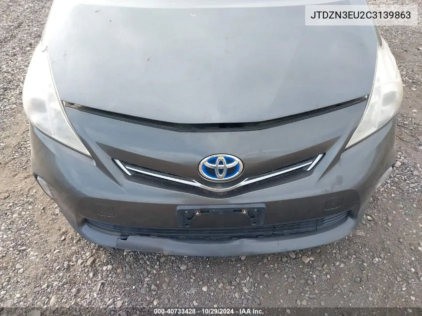 JTDZN3EU2C3139863 2012 Toyota Prius V Two