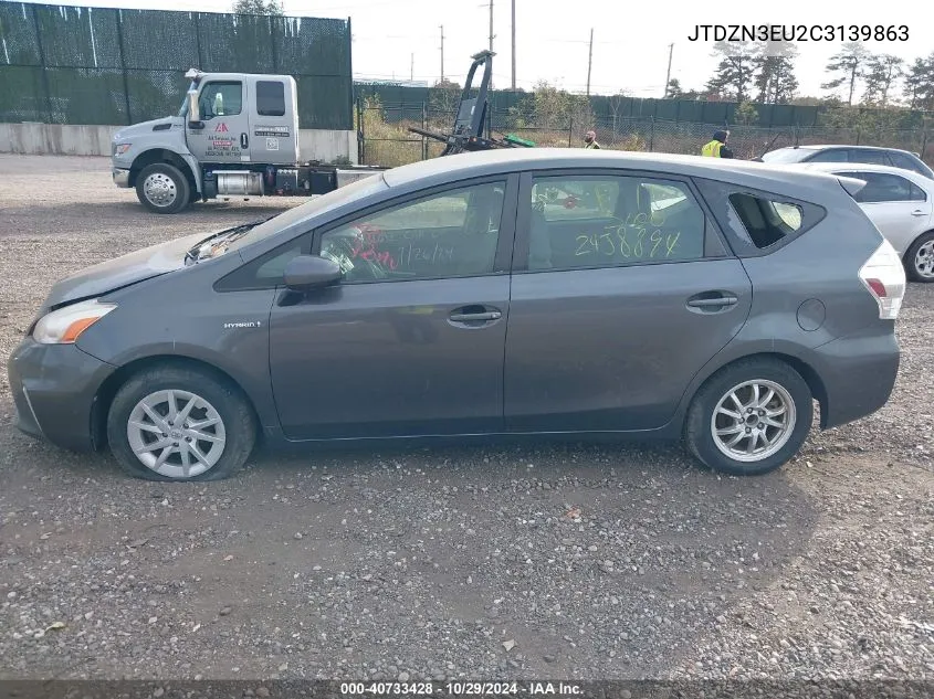 JTDZN3EU2C3139863 2012 Toyota Prius V Two