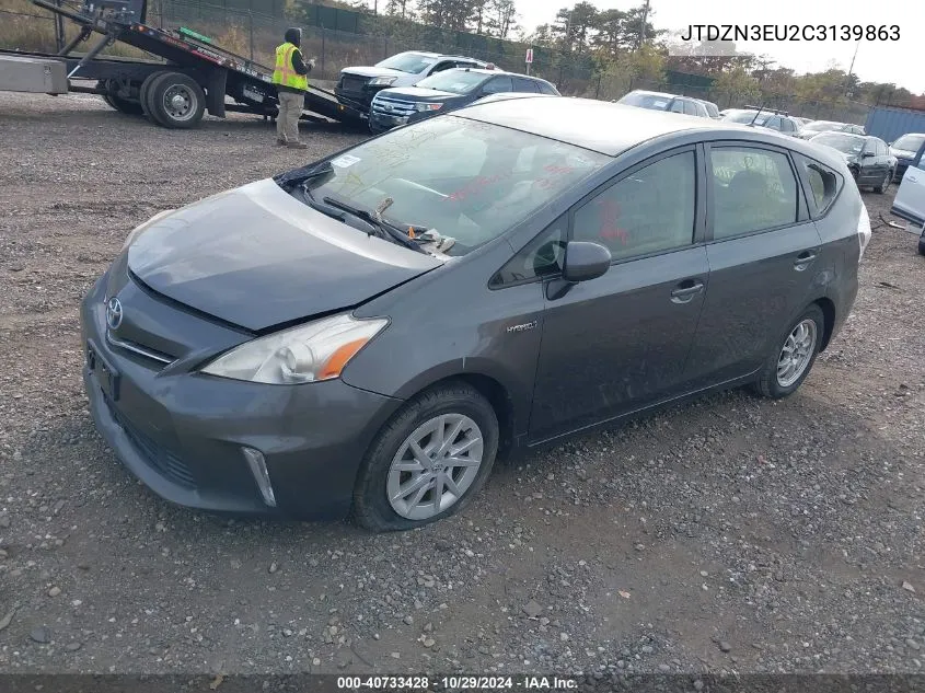 2012 Toyota Prius V Two VIN: JTDZN3EU2C3139863 Lot: 40733428