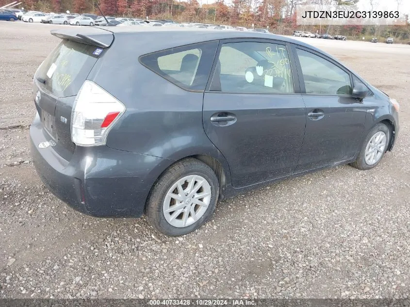 JTDZN3EU2C3139863 2012 Toyota Prius V Two