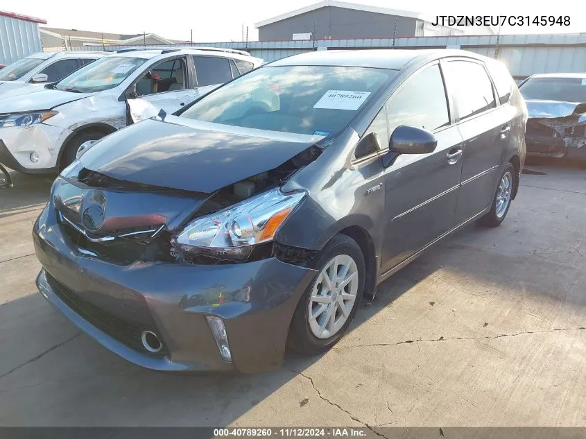 2012 Toyota Prius V Two VIN: JTDZN3EU7C3145948 Lot: 40789260