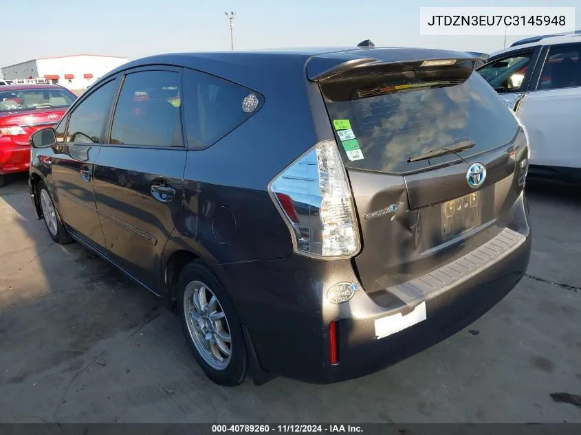 2012 Toyota Prius V Two VIN: JTDZN3EU7C3145948 Lot: 40789260