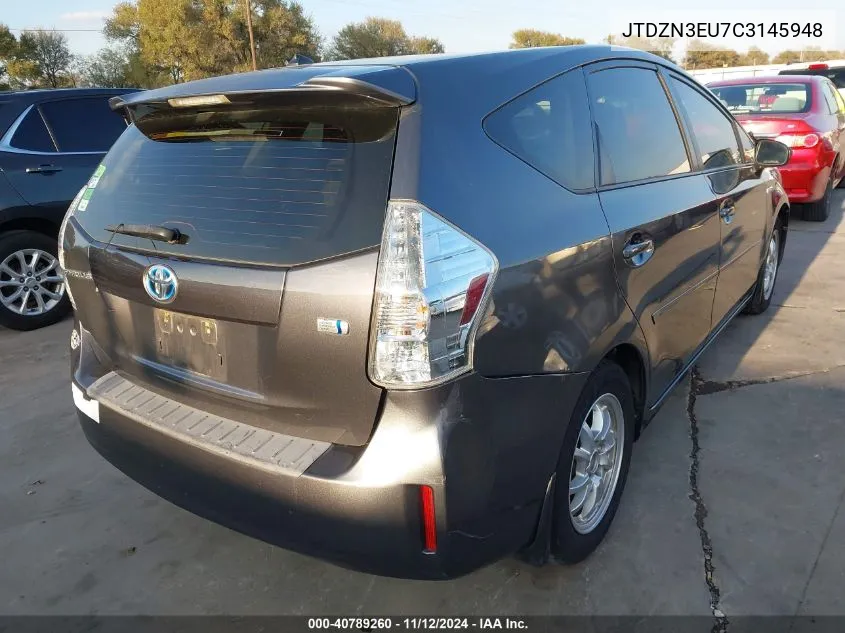 2012 Toyota Prius V Two VIN: JTDZN3EU7C3145948 Lot: 40789260