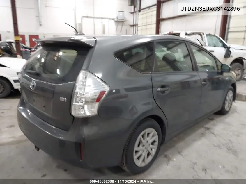 2012 Toyota Prius V Three VIN: JTDZN3EUXC3142896 Lot: 40862398