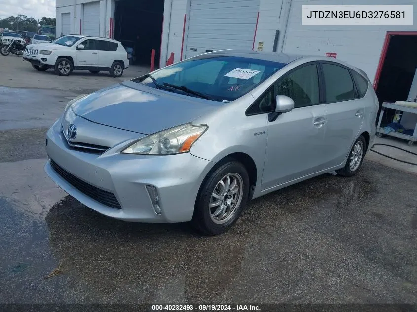 JTDZN3EU6D3276581 2013 Toyota Prius V Three