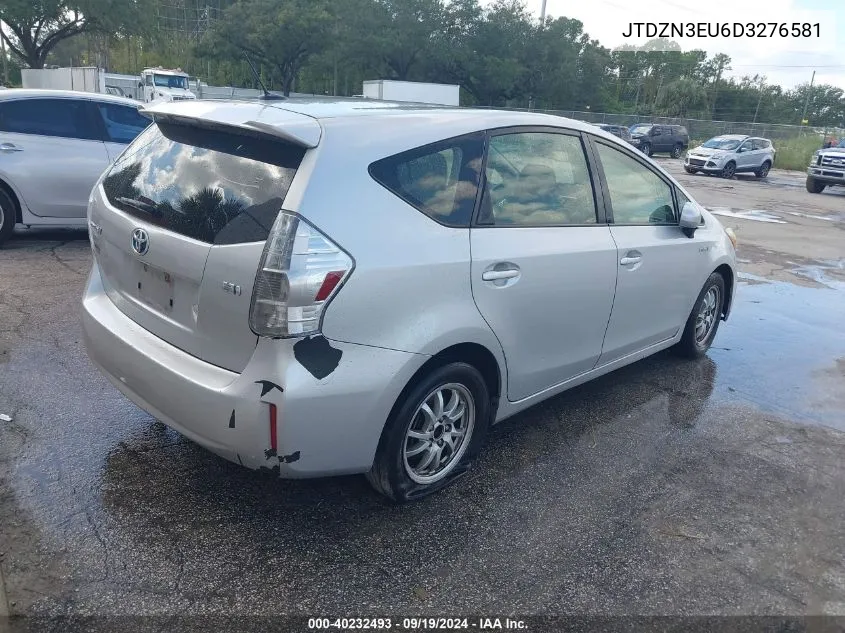 JTDZN3EU6D3276581 2013 Toyota Prius V Three