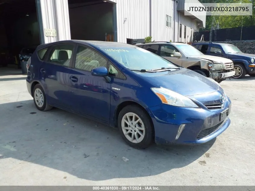 2013 Toyota Prius V Two VIN: JTDZN3EUXD3218795 Lot: 40361030