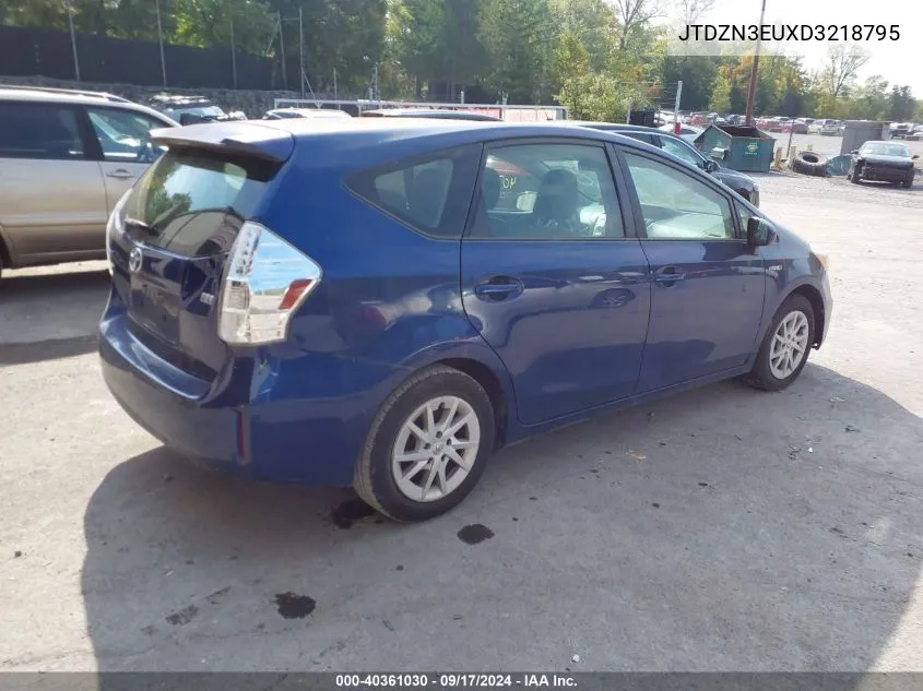 2013 Toyota Prius V Two VIN: JTDZN3EUXD3218795 Lot: 40361030