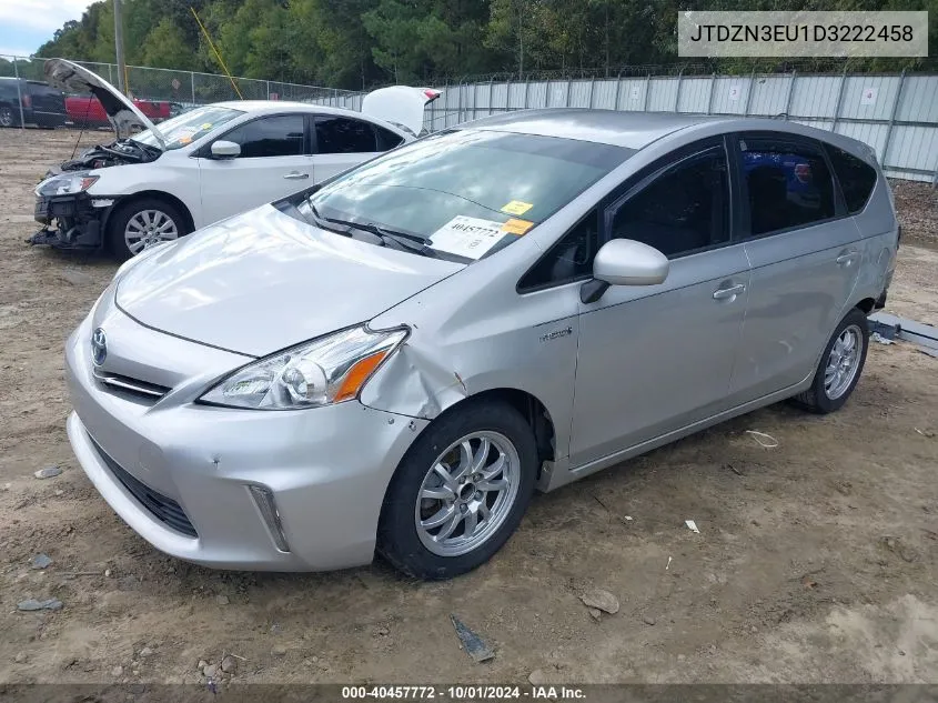 2013 Toyota Prius V Three VIN: JTDZN3EU1D3222458 Lot: 40457772