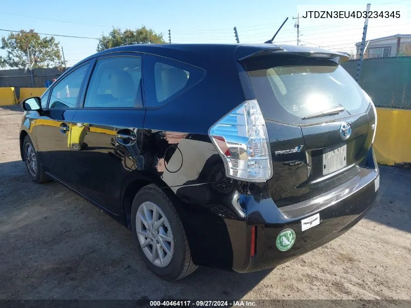 2013 Toyota Prius V Two VIN: JTDZN3EU4D3234345 Lot: 40464117