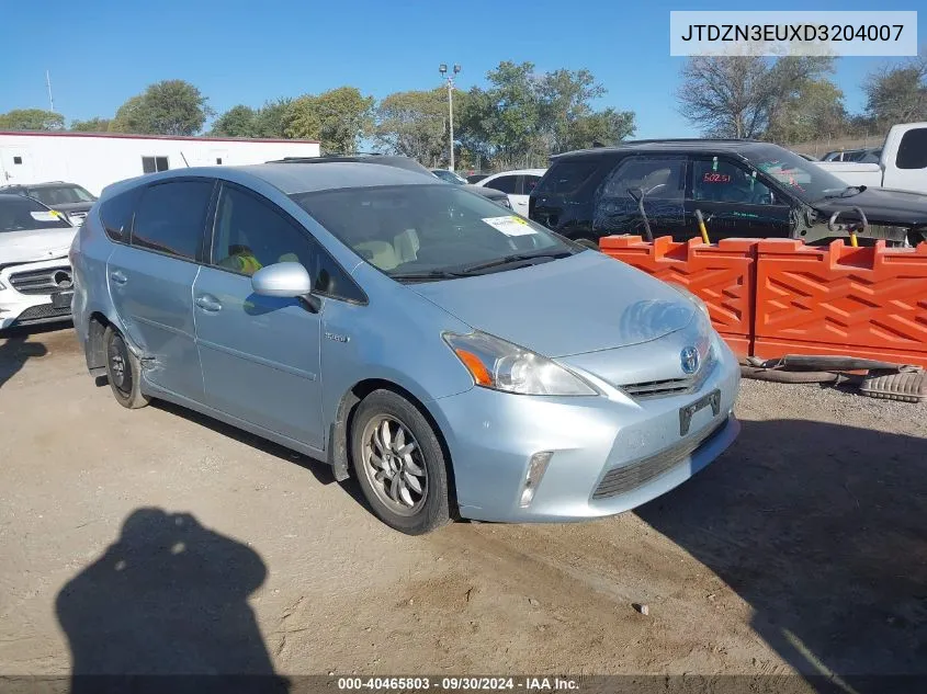 2013 Toyota Prius V VIN: JTDZN3EUXD3204007 Lot: 40465803