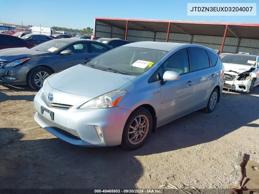 2013 Toyota Prius V VIN: JTDZN3EUXD3204007 Lot: 40465803