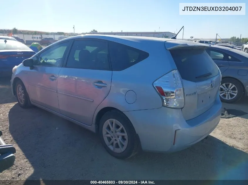 2013 Toyota Prius V VIN: JTDZN3EUXD3204007 Lot: 40465803