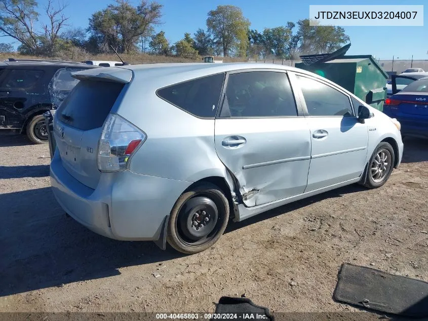 2013 Toyota Prius V VIN: JTDZN3EUXD3204007 Lot: 40465803