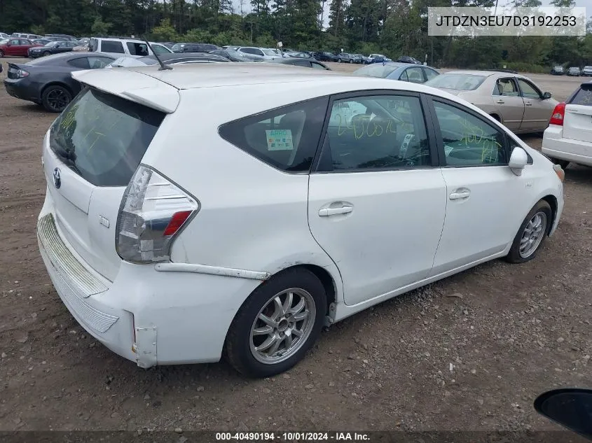 JTDZN3EU7D3192253 2013 Toyota Prius V Two