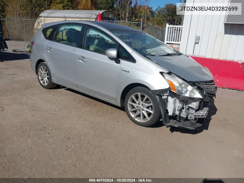 2013 Toyota Prius V VIN: JTDZN3EU4D3282699 Lot: 40702824