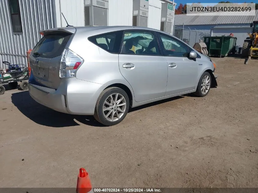 2013 Toyota Prius V VIN: JTDZN3EU4D3282699 Lot: 40702824