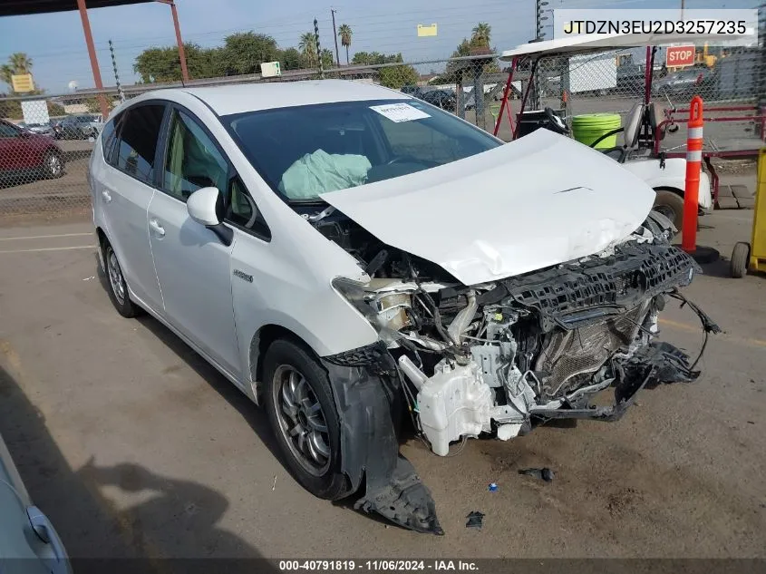 2013 Toyota Prius V Three VIN: JTDZN3EU2D3257235 Lot: 40791819