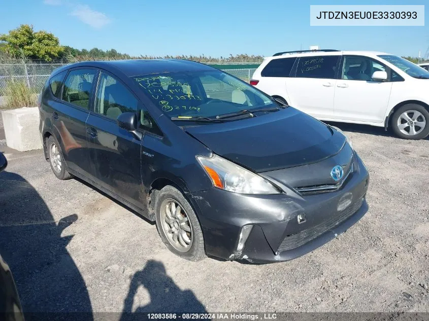 JTDZN3EU0E3330393 2014 Toyota Prius V