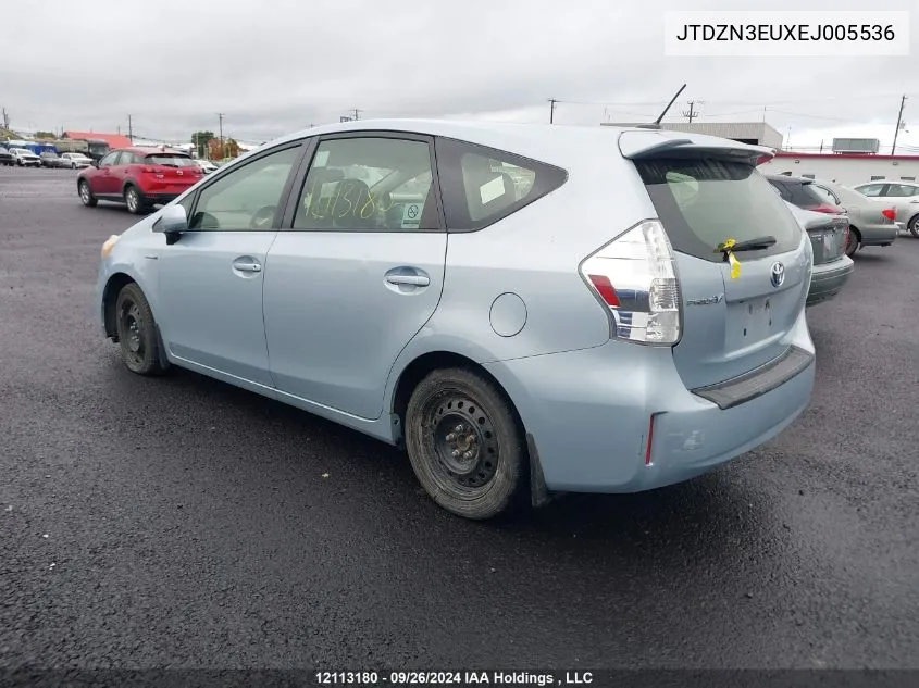 JTDZN3EUXEJ005536 2014 Toyota Prius V