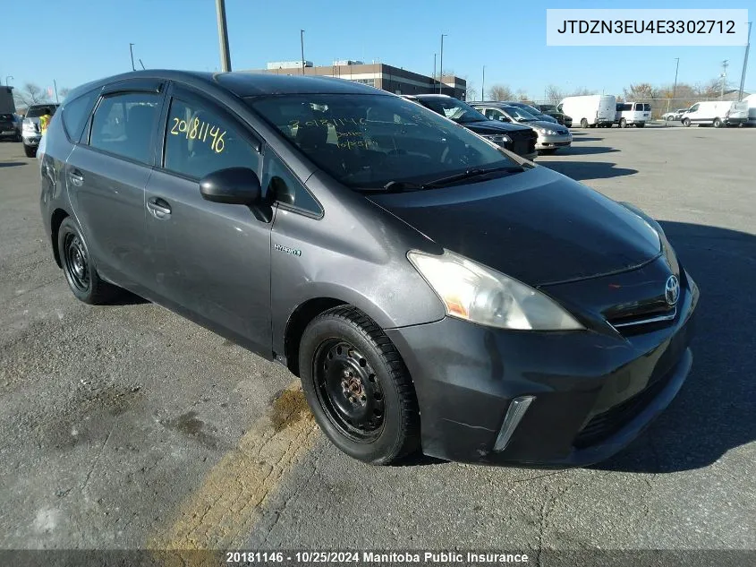 JTDZN3EU4E3302712 2014 Toyota Prius V