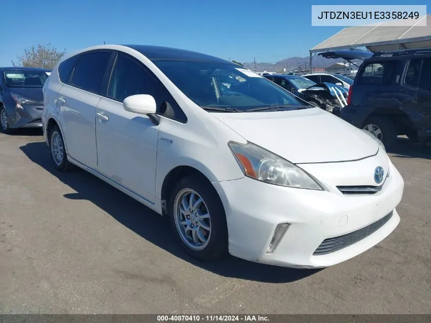 JTDZN3EU1E3358249 2014 Toyota Prius V Three