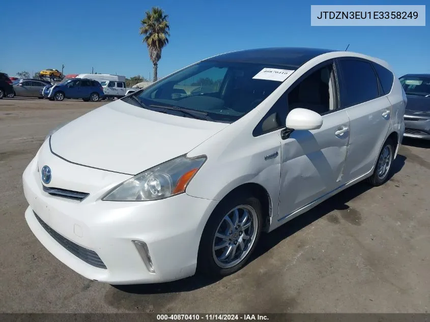 JTDZN3EU1E3358249 2014 Toyota Prius V Three