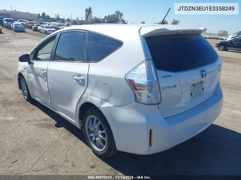 JTDZN3EU1E3358249 2014 Toyota Prius V Three