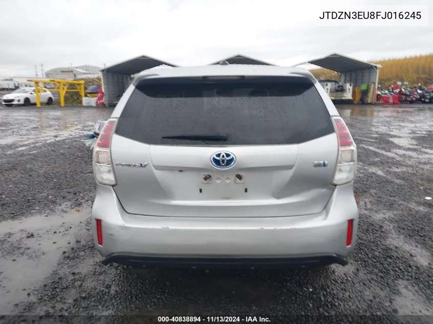 2015 Toyota Prius V Three VIN: JTDZN3EU8FJ016245 Lot: 40838894