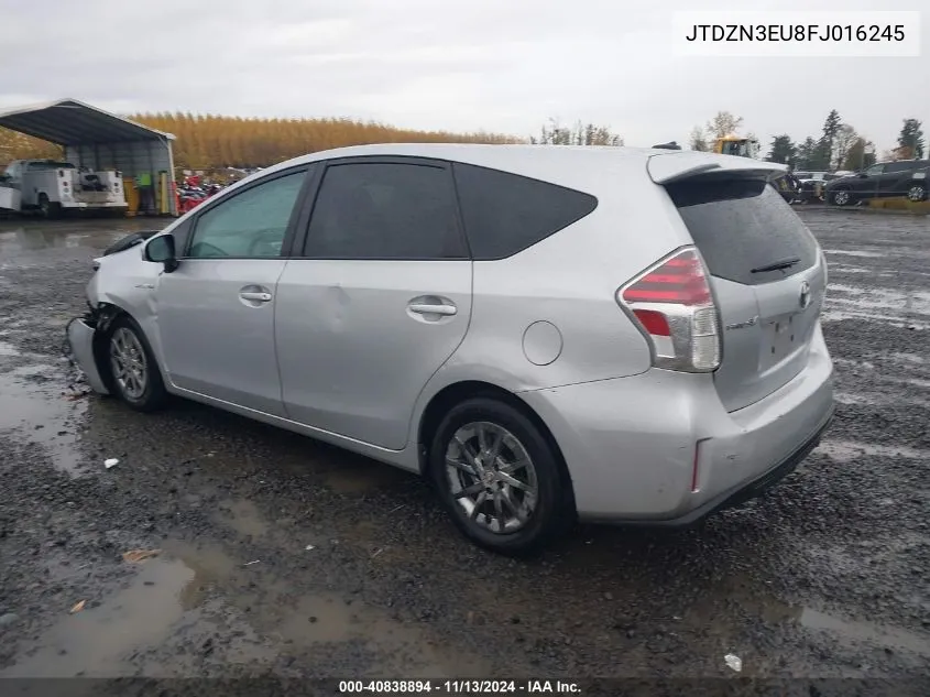 2015 Toyota Prius V Three VIN: JTDZN3EU8FJ016245 Lot: 40838894