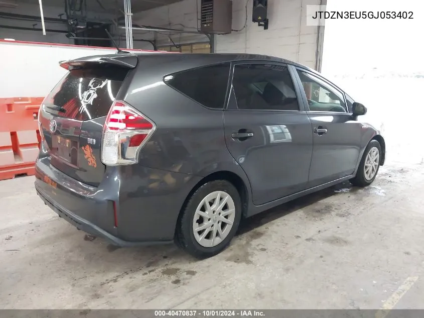 2016 Toyota Prius V Three VIN: JTDZN3EU5GJ053402 Lot: 40470837