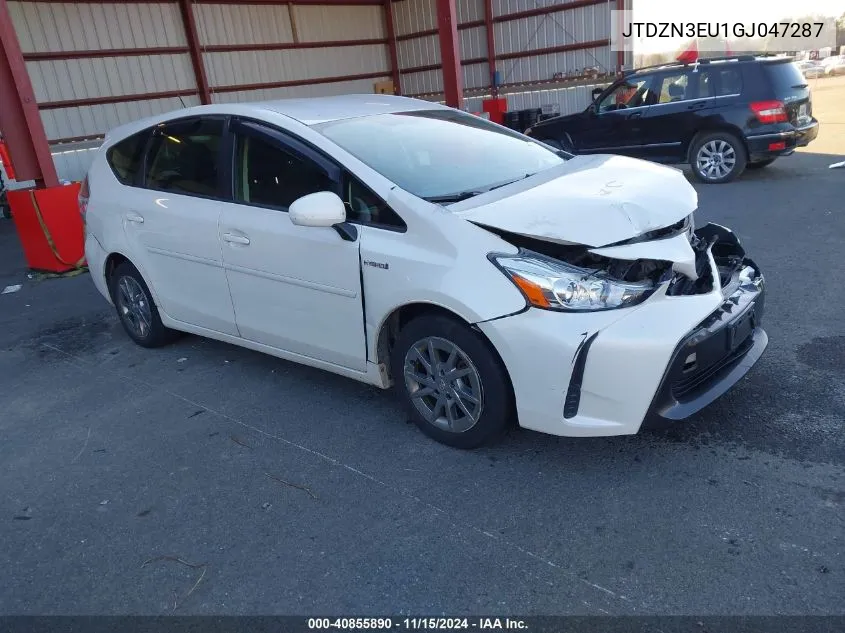 2016 Toyota Prius V Two VIN: JTDZN3EU1GJ047287 Lot: 40855890