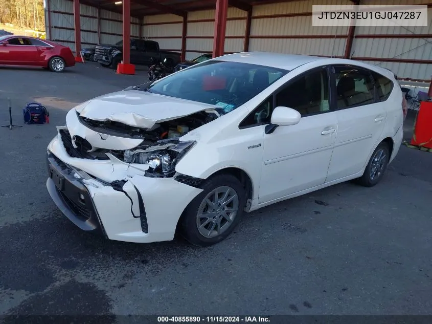 2016 Toyota Prius V Two VIN: JTDZN3EU1GJ047287 Lot: 40855890