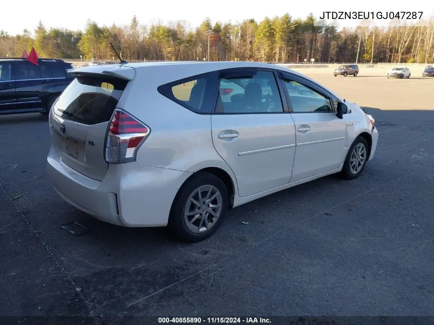 2016 Toyota Prius V Two VIN: JTDZN3EU1GJ047287 Lot: 40855890