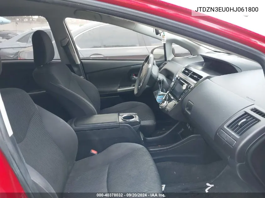 JTDZN3EU0HJ061800 2017 Toyota Prius V Two