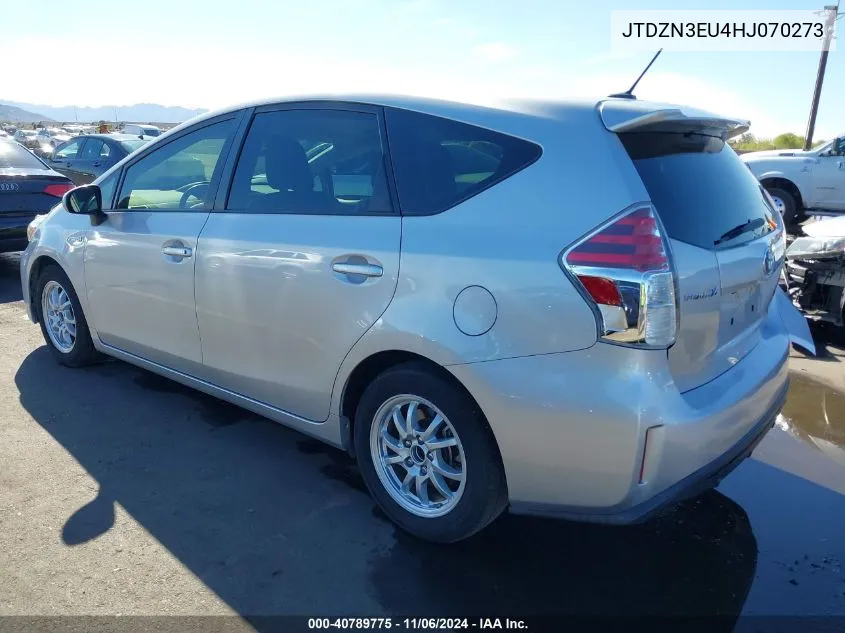 2017 Toyota Prius V Four VIN: JTDZN3EU4HJ070273 Lot: 40789775