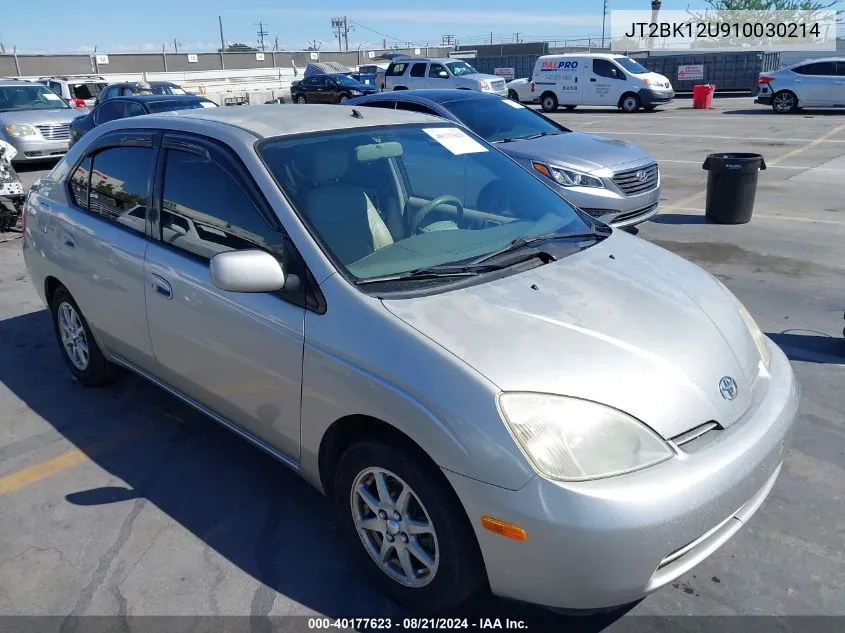 JT2BK12U910030214 2001 Toyota Prius