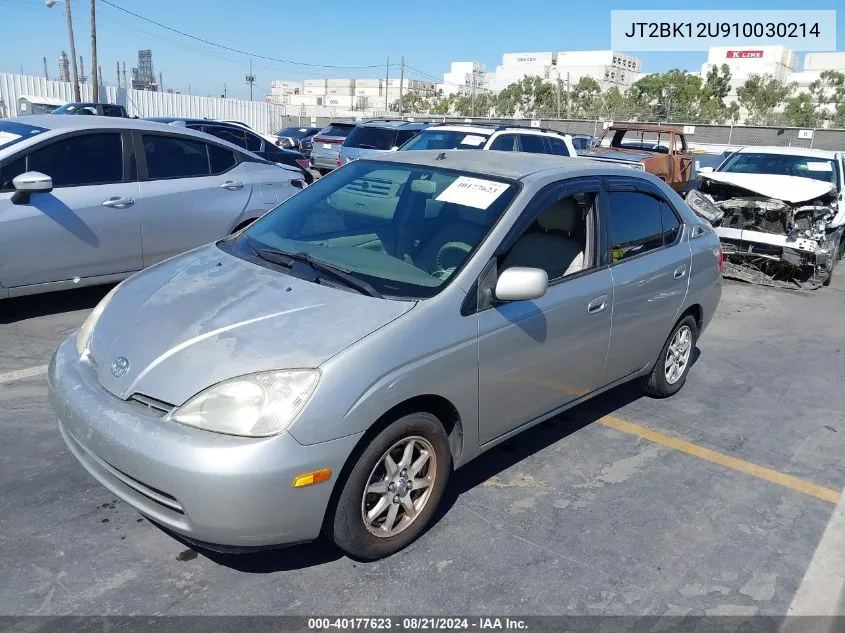 JT2BK12U910030214 2001 Toyota Prius